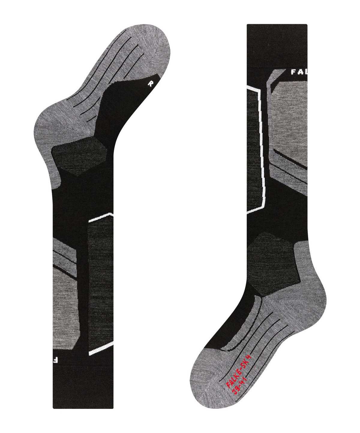 Men Falke SK4 Advanced Skiing Knee-high Socks Socks Black | PXTNSD381