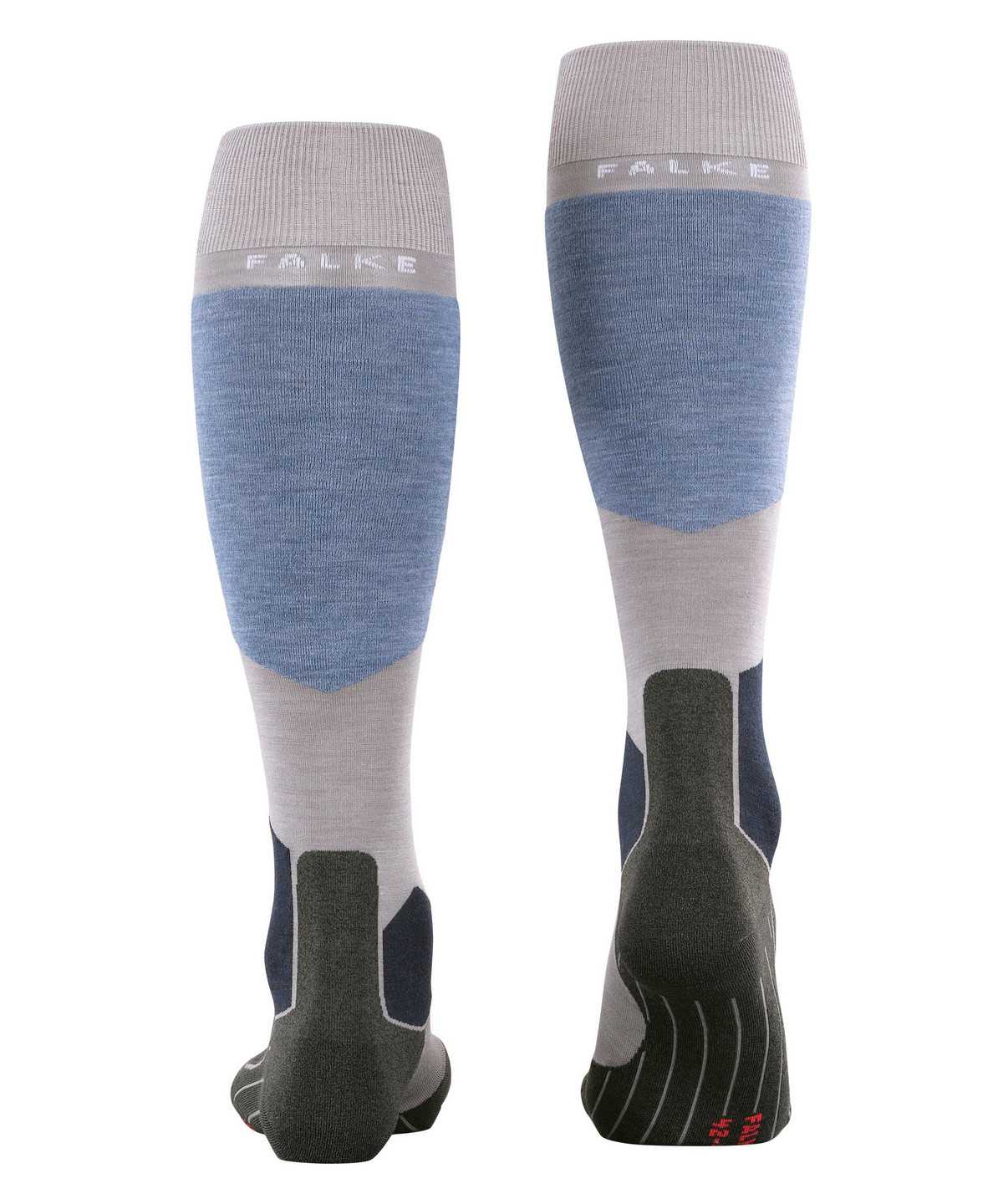 Men Falke SK6 Pro Skiing Knee-high Socks Socks Grey | XTZBEG542