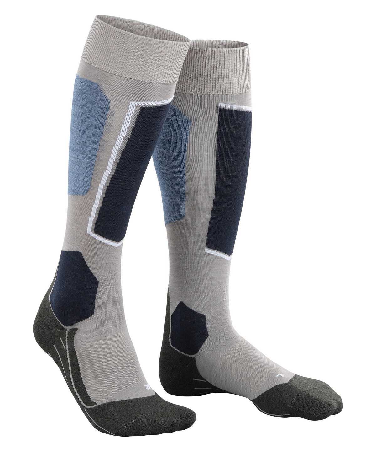 Men Falke SK6 Pro Skiing Knee-high Socks Socks Grey | XTZBEG542