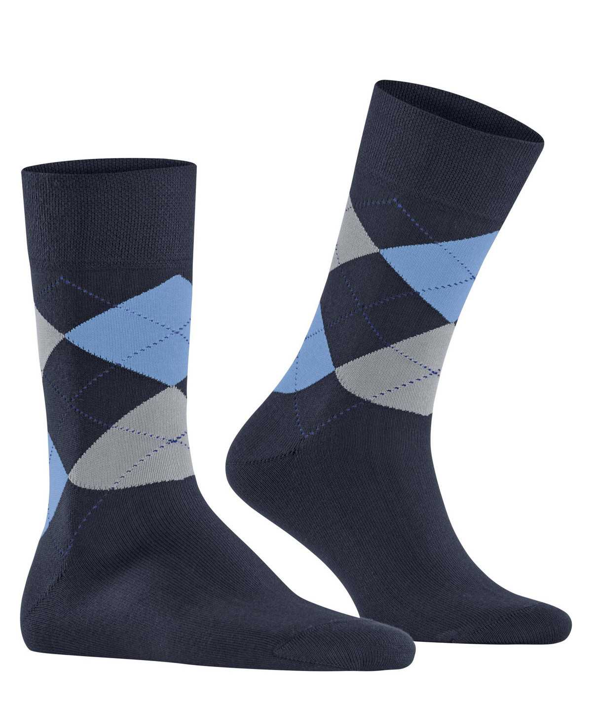 Men Falke Sensitive Argyle Socks Socks Blue | QLDGUH461