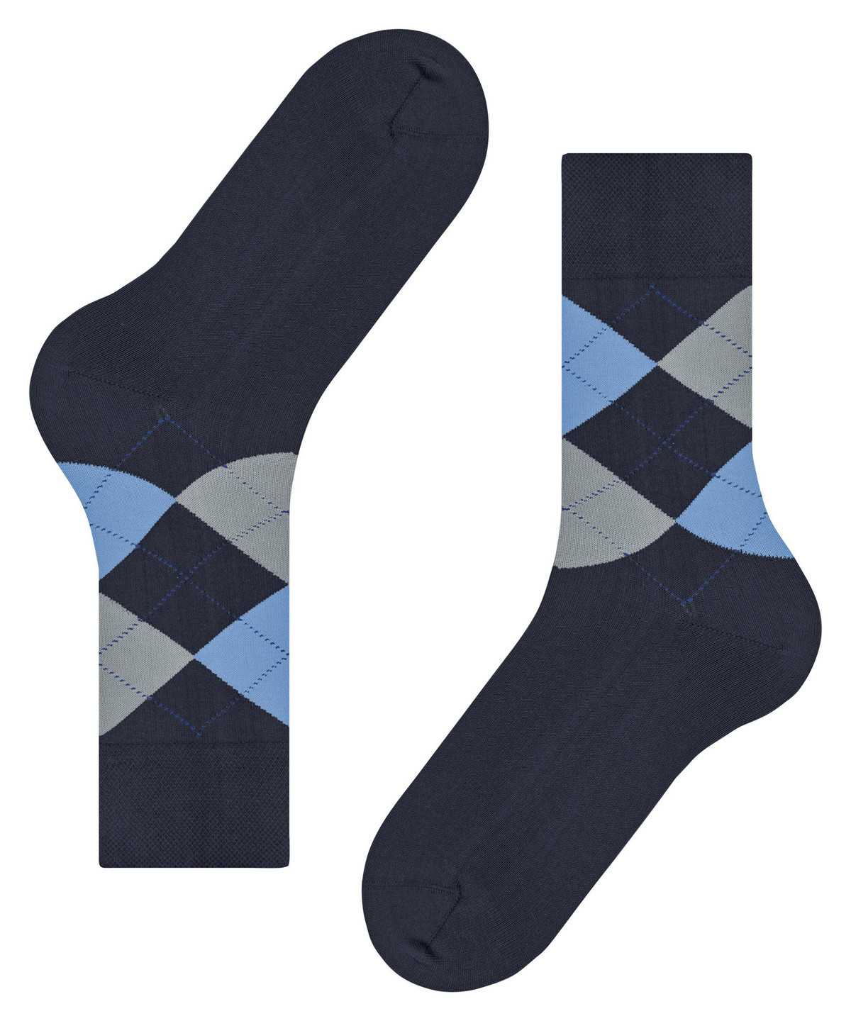 Men Falke Sensitive Argyle Socks Socks Blue | QLDGUH461