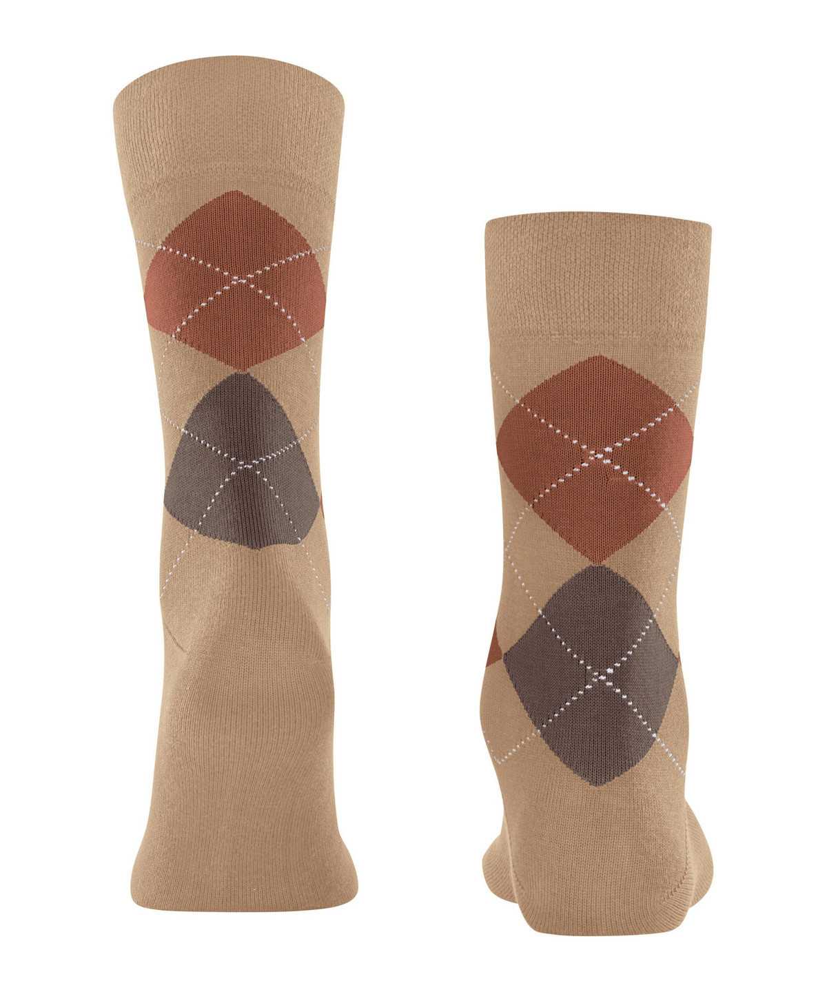 Men Falke Sensitive Argyle Socks Socks Beige | GDYKPB564