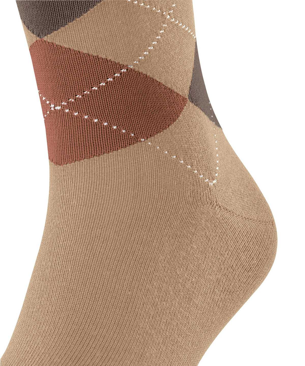 Men Falke Sensitive Argyle Socks Socks Beige | GDYKPB564