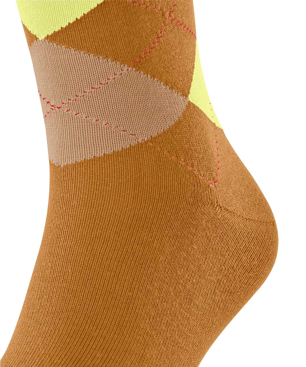 Men Falke Sensitive Argyle Socks Socks Orange | ONJHEC187