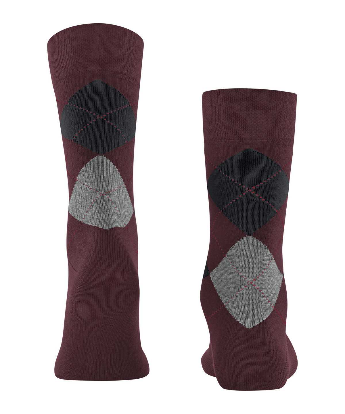 Men Falke Sensitive Argyle Socks Socks Red | VDOCFK814