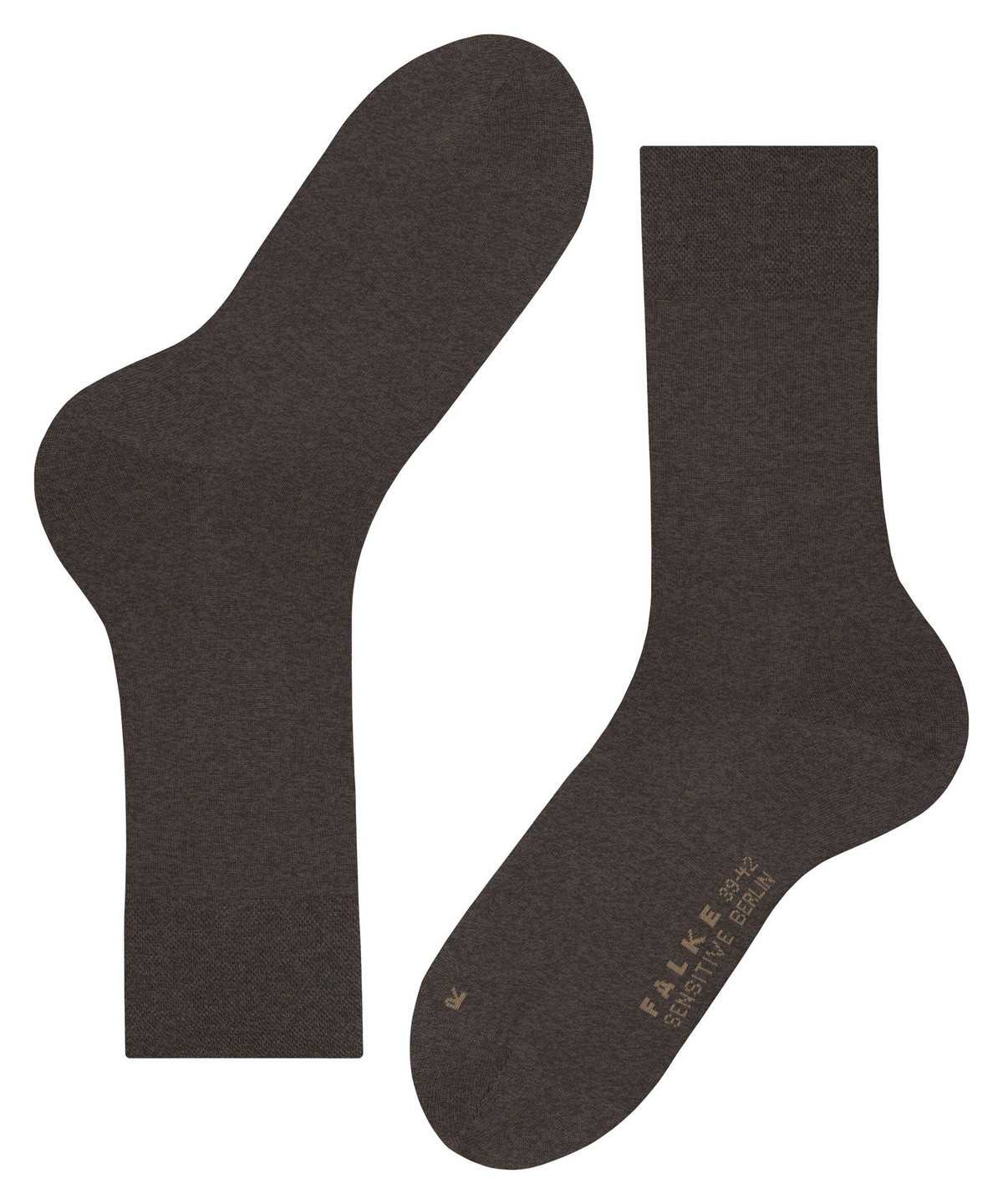 Men Falke Sensitive Berlin Socks Socks Brown | REBYCT719