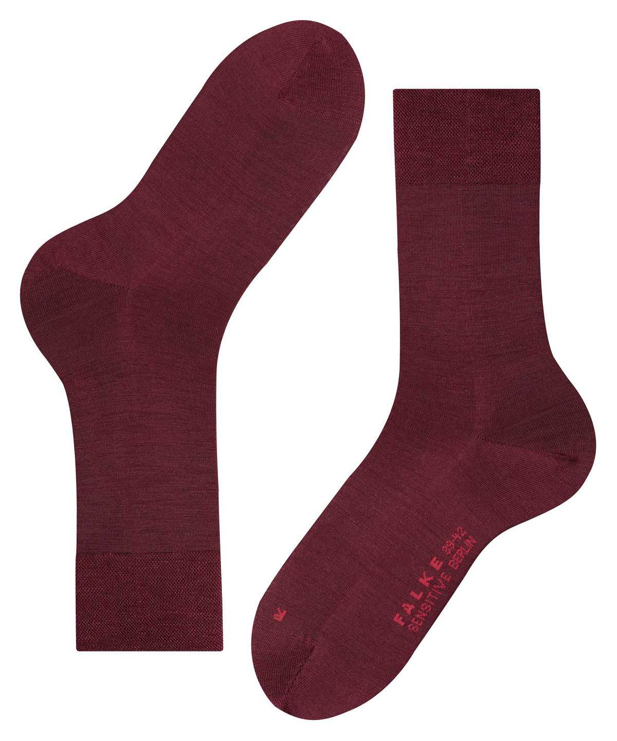 Men Falke Sensitive Berlin Socks Socks Red | SLHIQV074