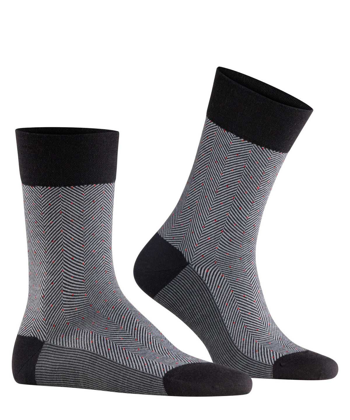 Men Falke Sensitive Herringbone Socks Socks Black | YTPRAB075