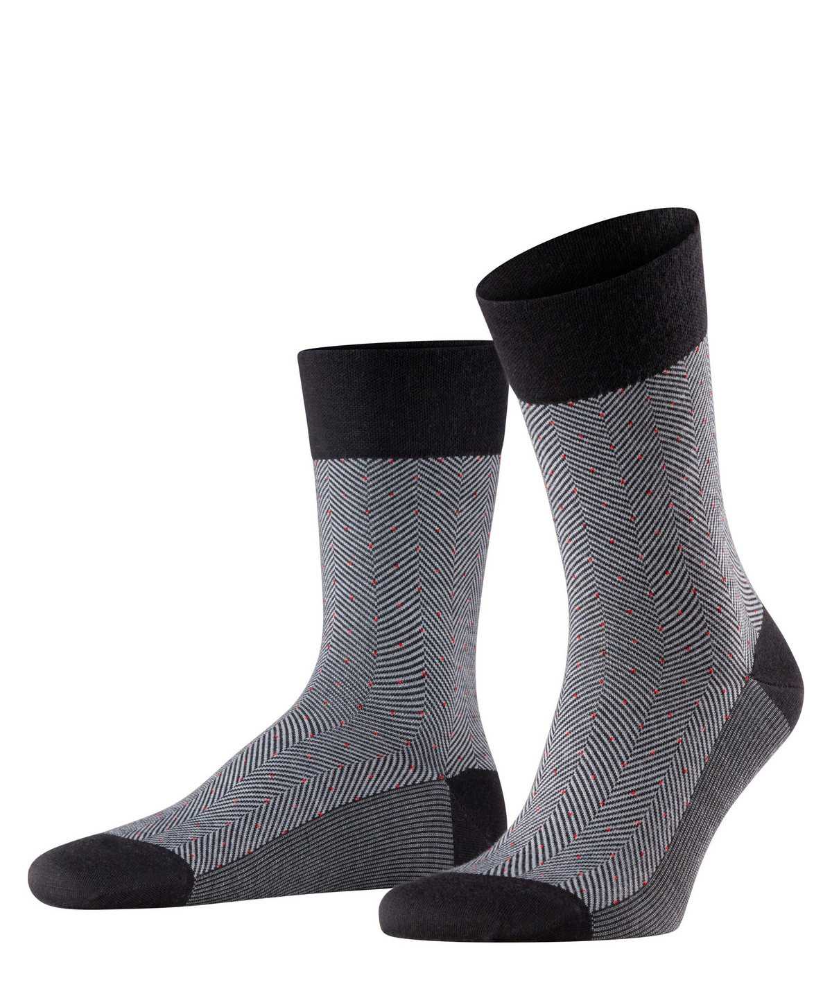 Men Falke Sensitive Herringbone Socks Socks Black | YTPRAB075