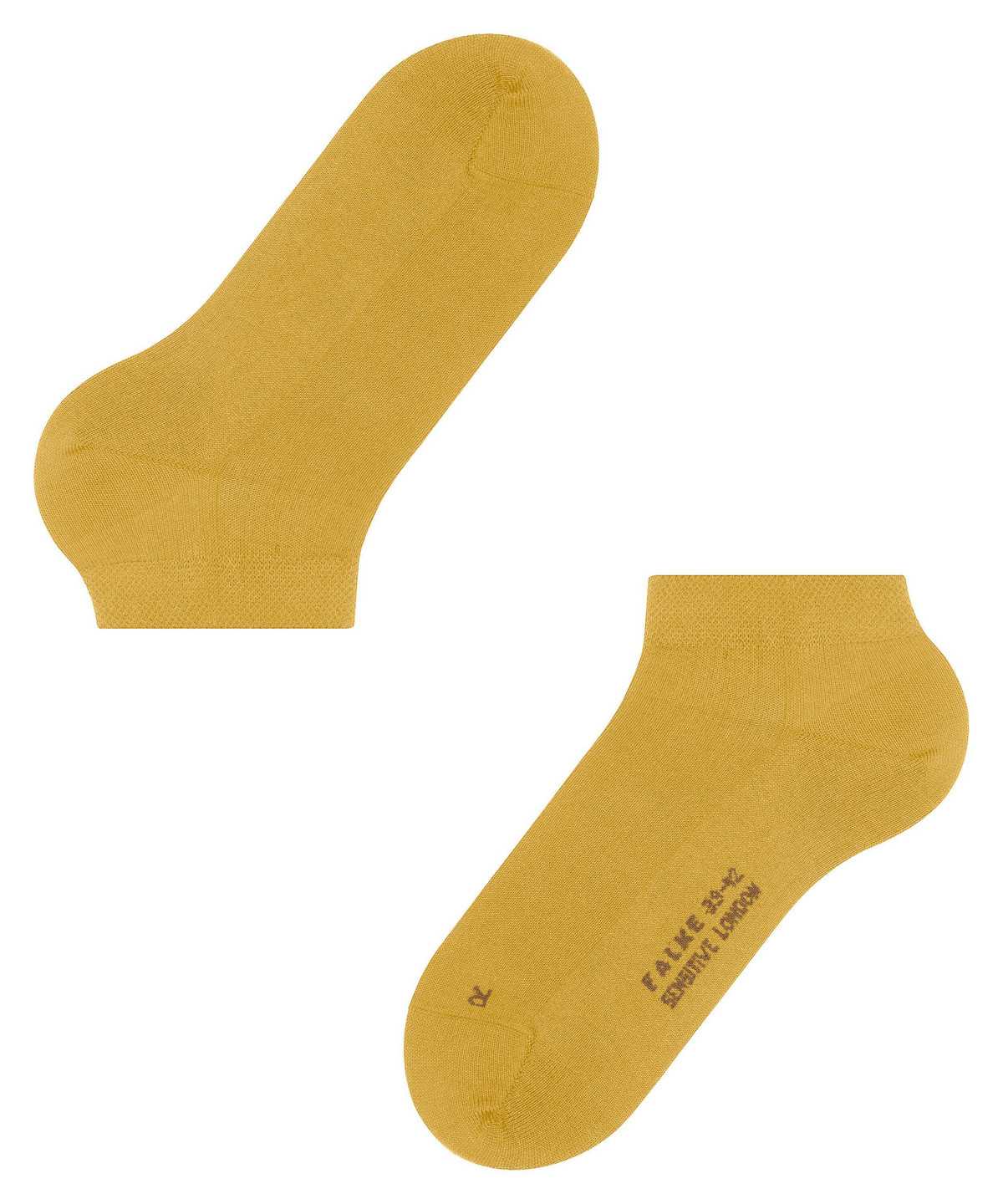 Men Falke Sensitive London Sneaker socks Socks Yellow | XDTSIU203