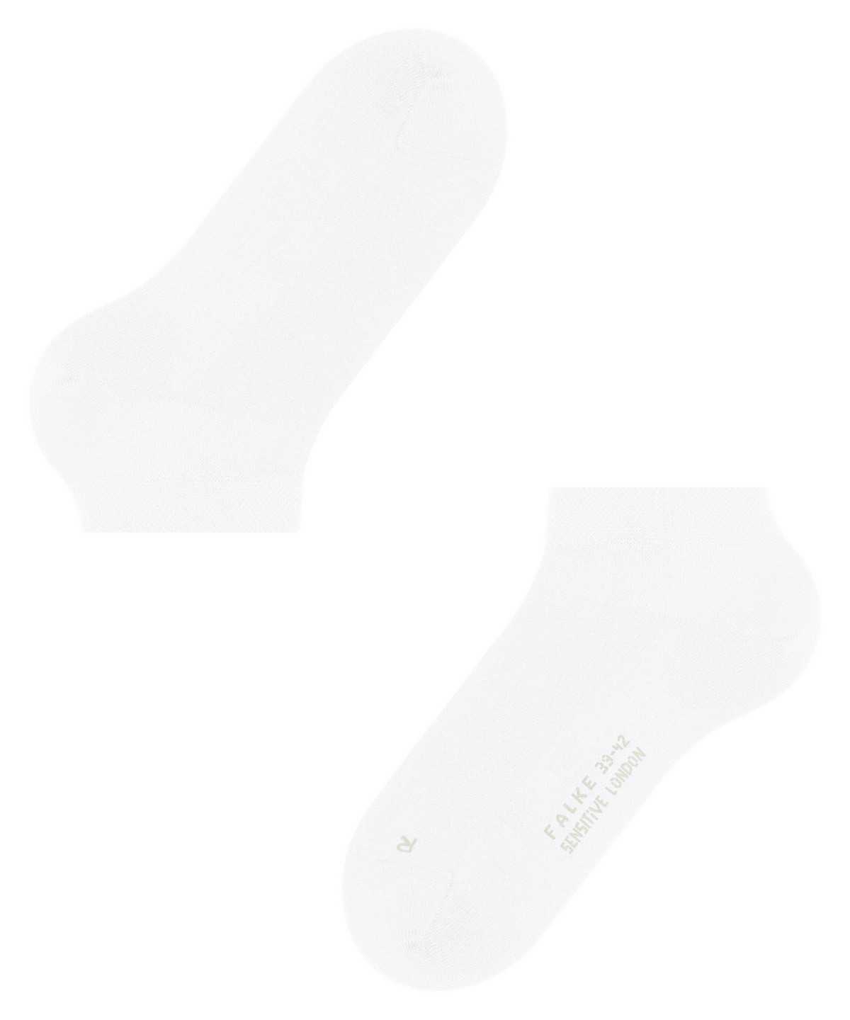 Men Falke Sensitive London Sneaker socks Socks White | UHNZDK861