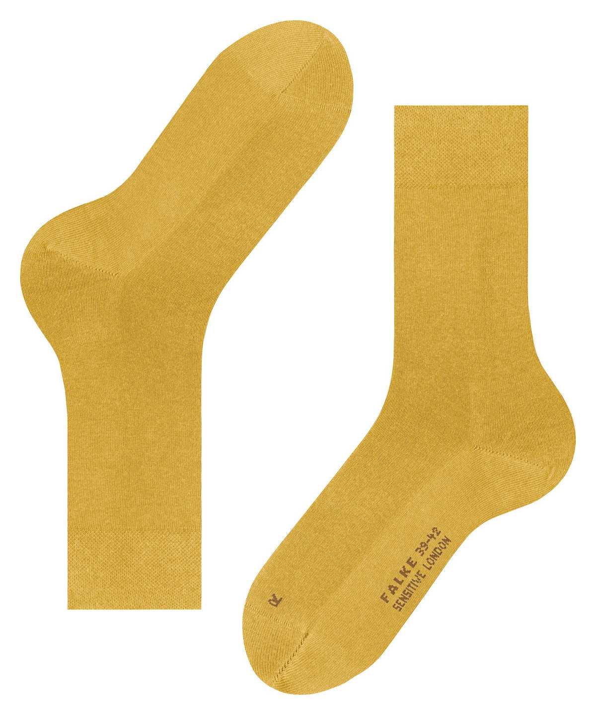 Men Falke Sensitive London Socks Socks Yellow | KIYVWT139