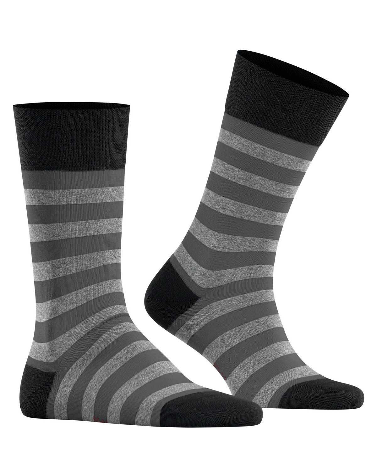 Men Falke Sensitive Mapped Line Socks Socks Black | RFXKSY765