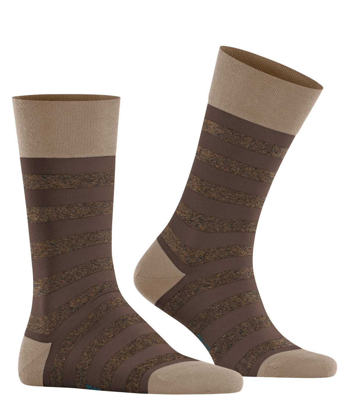 Men Falke Sensitive Mapped Line Socks Socks Brown | URLQMX370