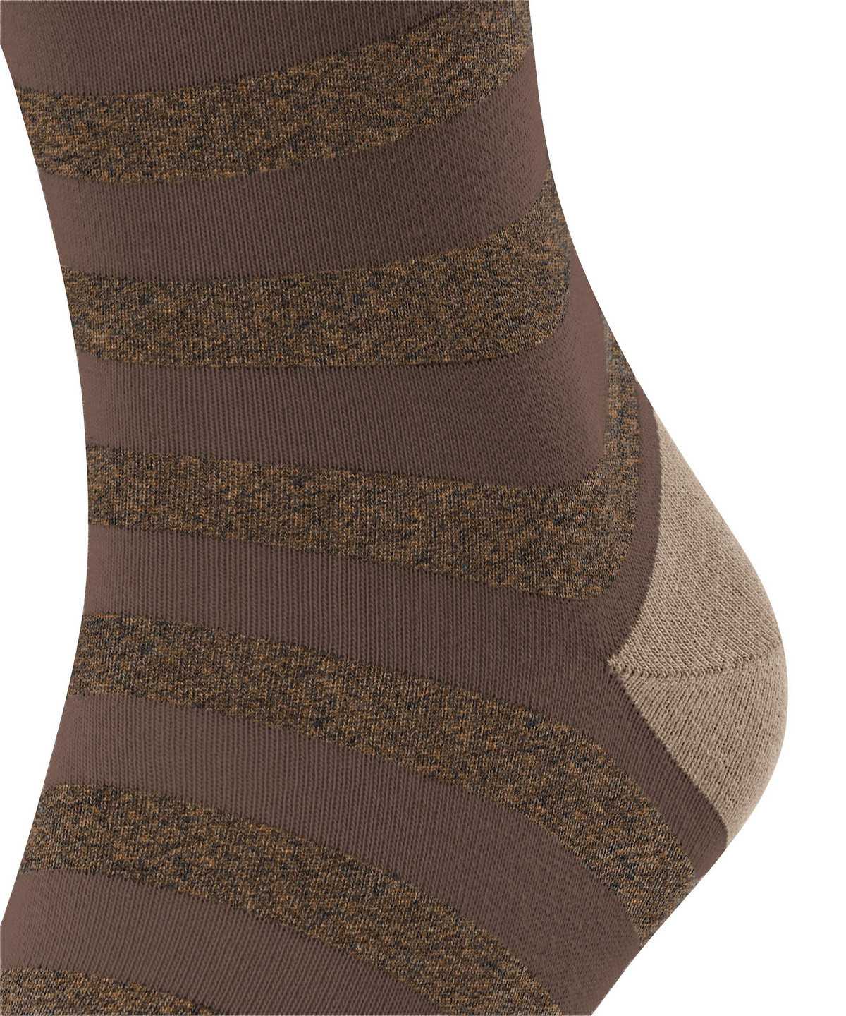 Men Falke Sensitive Mapped Line Socks Socks Brown | URLQMX370