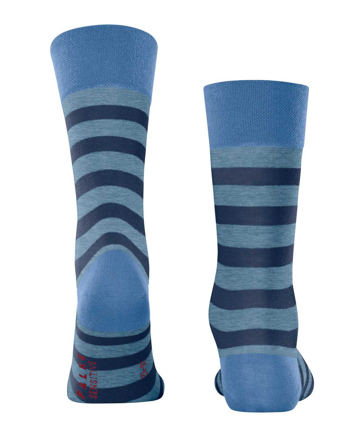 Men Falke Sensitive Mapped Line Socks Socks Blue | NJPCIA671