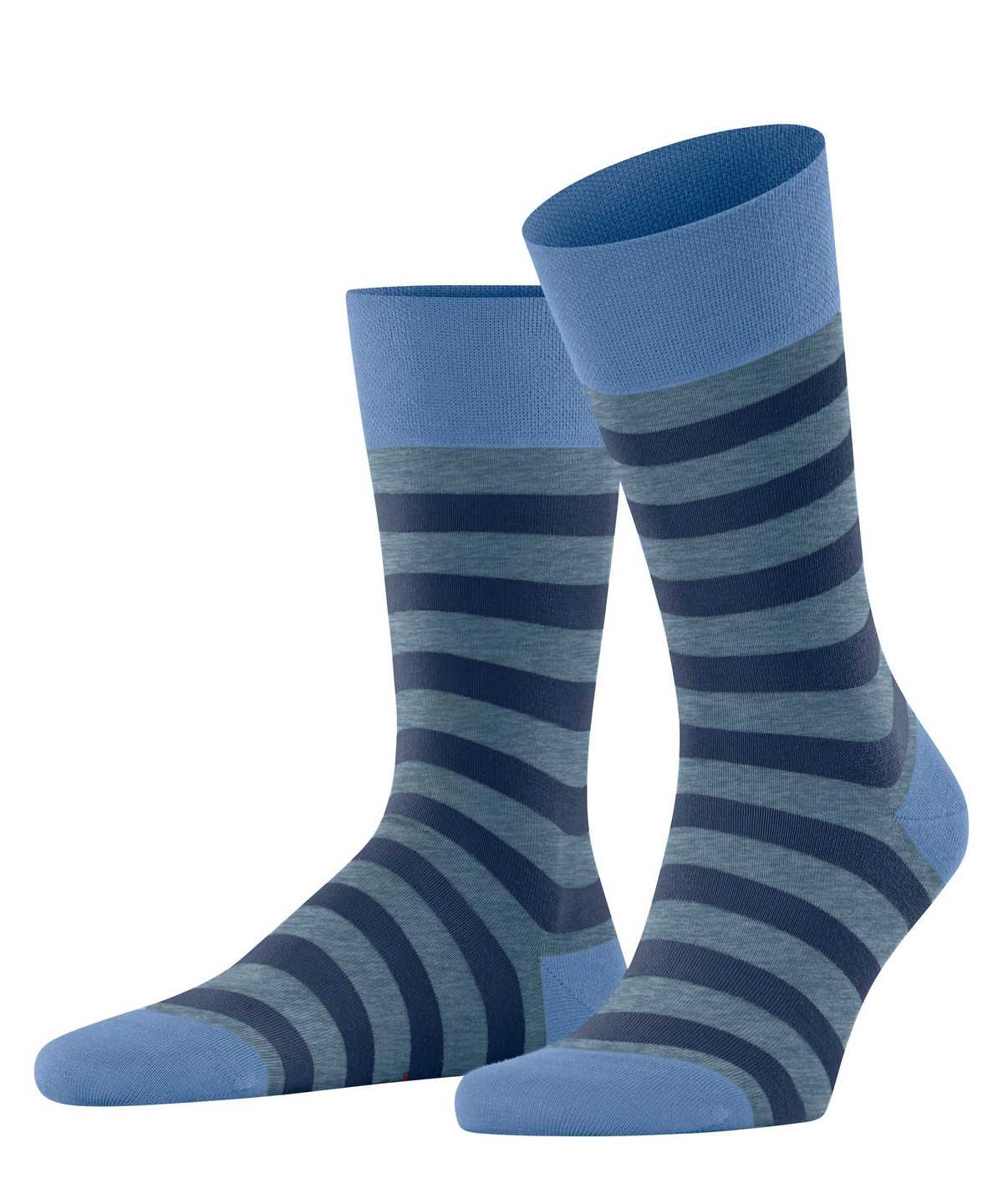 Men Falke Sensitive Mapped Line Socks Socks Blue | NJPCIA671