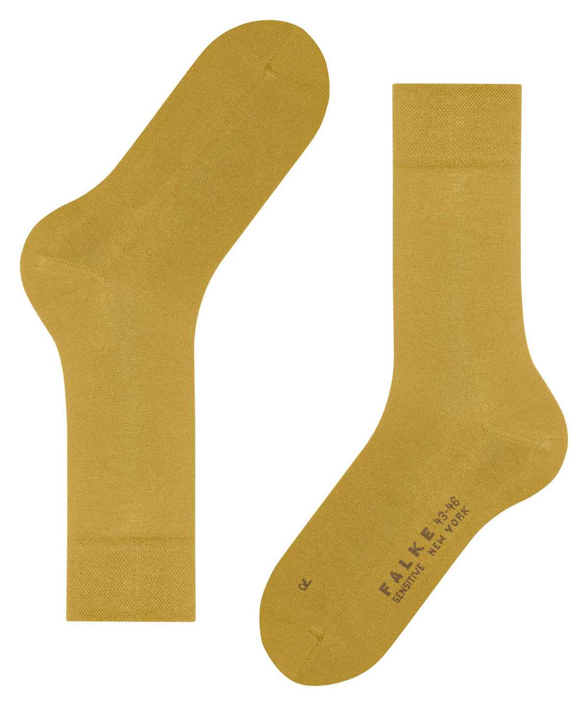 Men Falke Sensitive New York Socks Socks Yellow | QYRUDX531