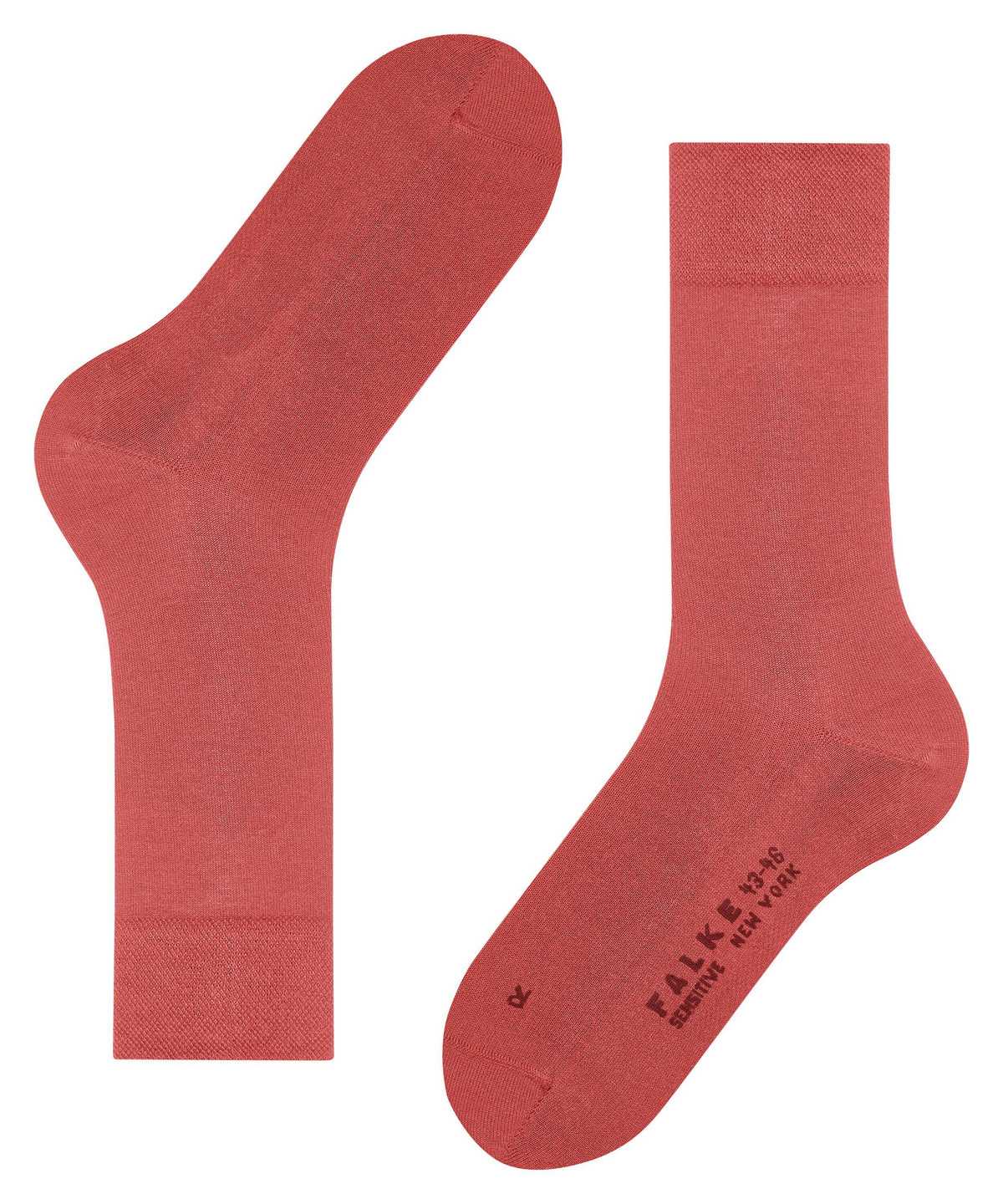 Men Falke Sensitive New York Socks Socks Red | HRECOS938