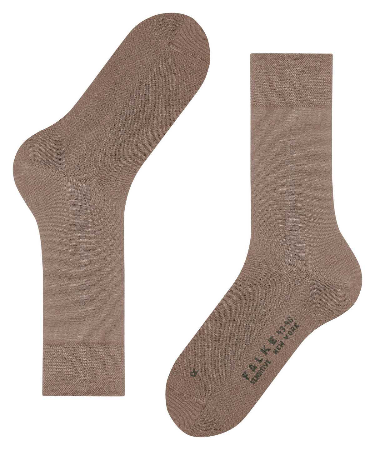 Men Falke Sensitive New York Socks Socks Brown | SIFJMB481