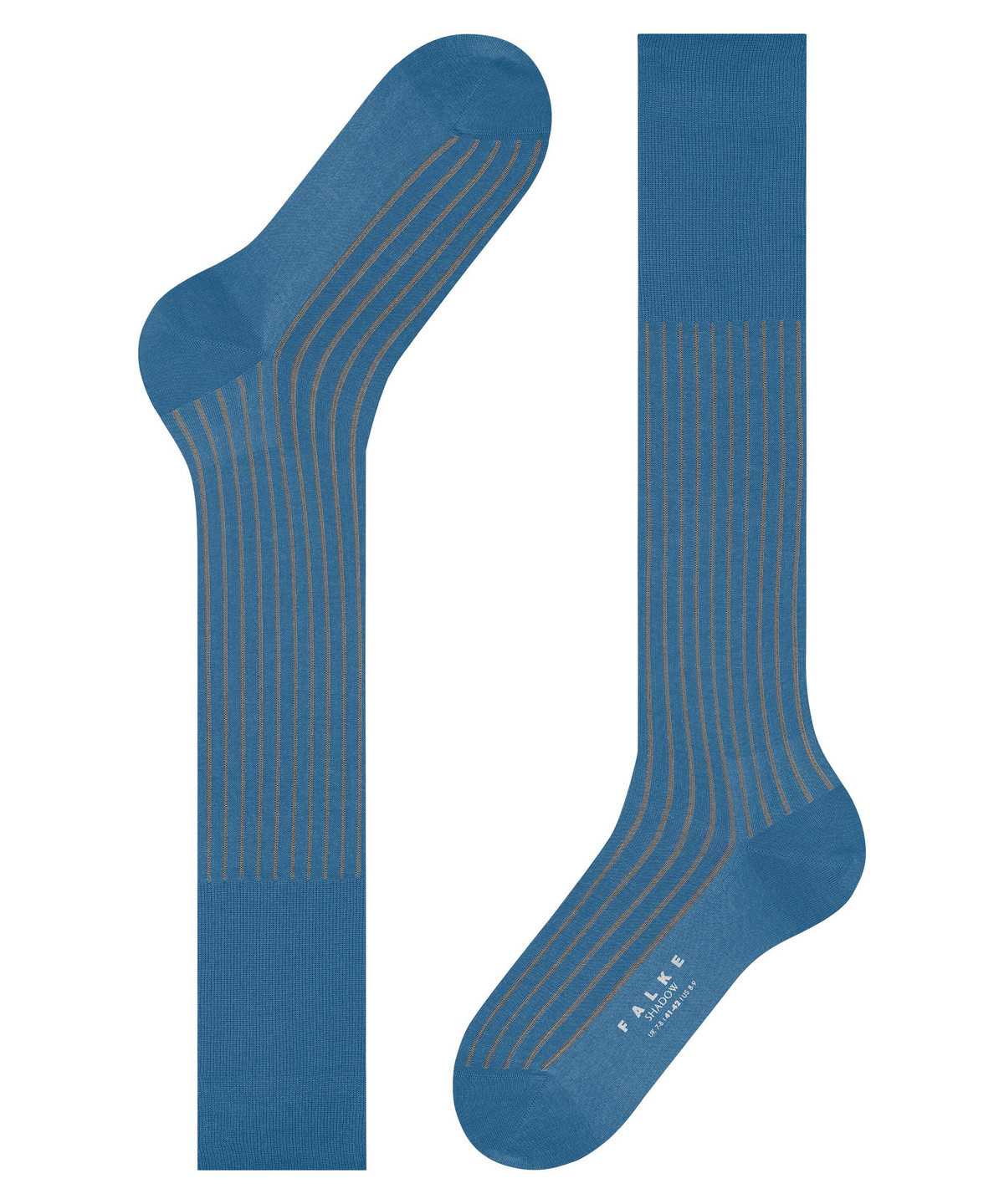 Men Falke Shadow Knee-high Socks Socks Blue | SEHXBL506