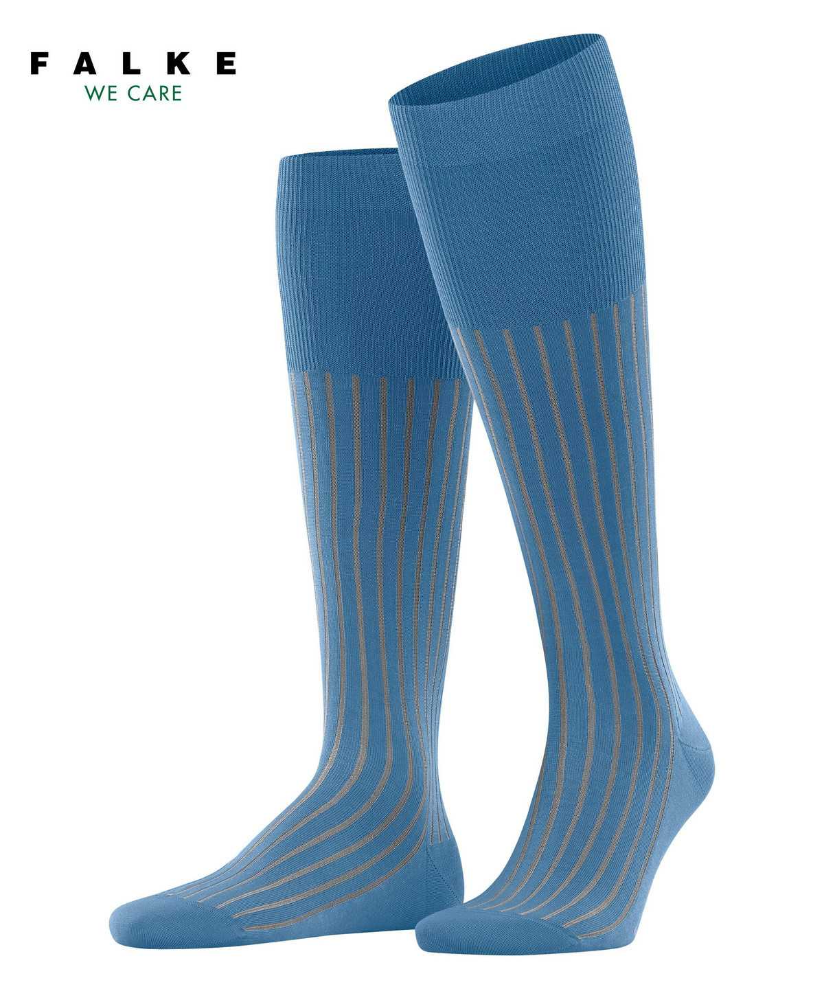 Men Falke Shadow Knee-high Socks Socks Blue | SEHXBL506