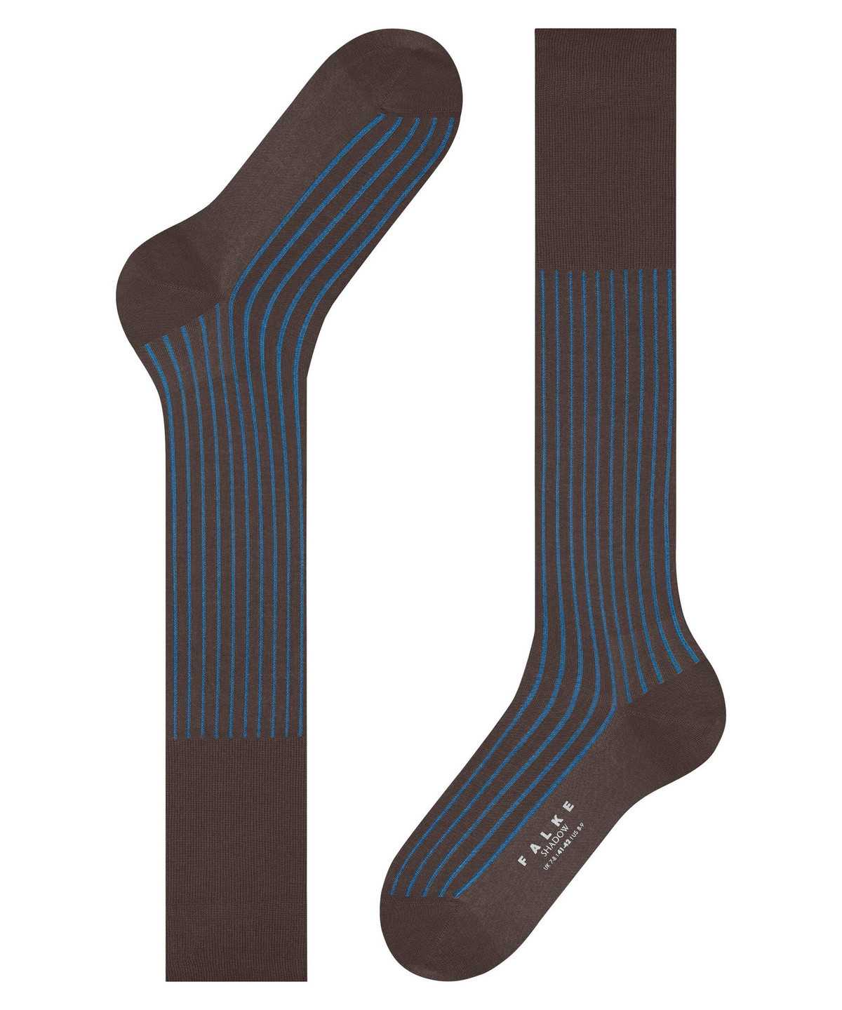 Men Falke Shadow Knee-high Socks Socks Brown | WASXVD938