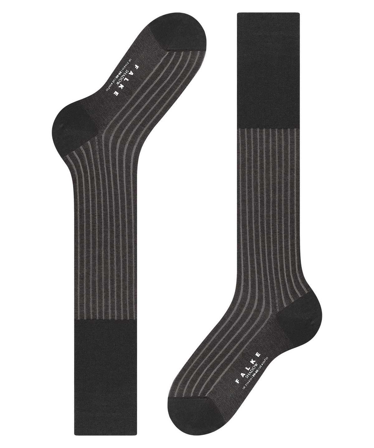 Men Falke Shadow Knee-high Socks Socks Grey | JEWXPC936