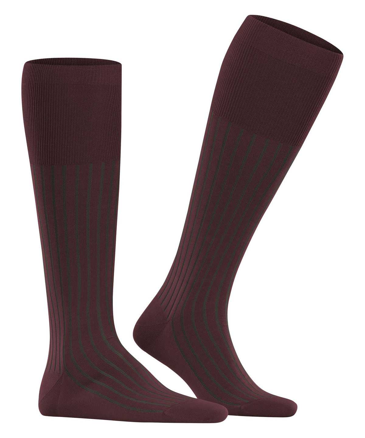 Men Falke Shadow Knee-high Socks Socks Red | PWYUFH091