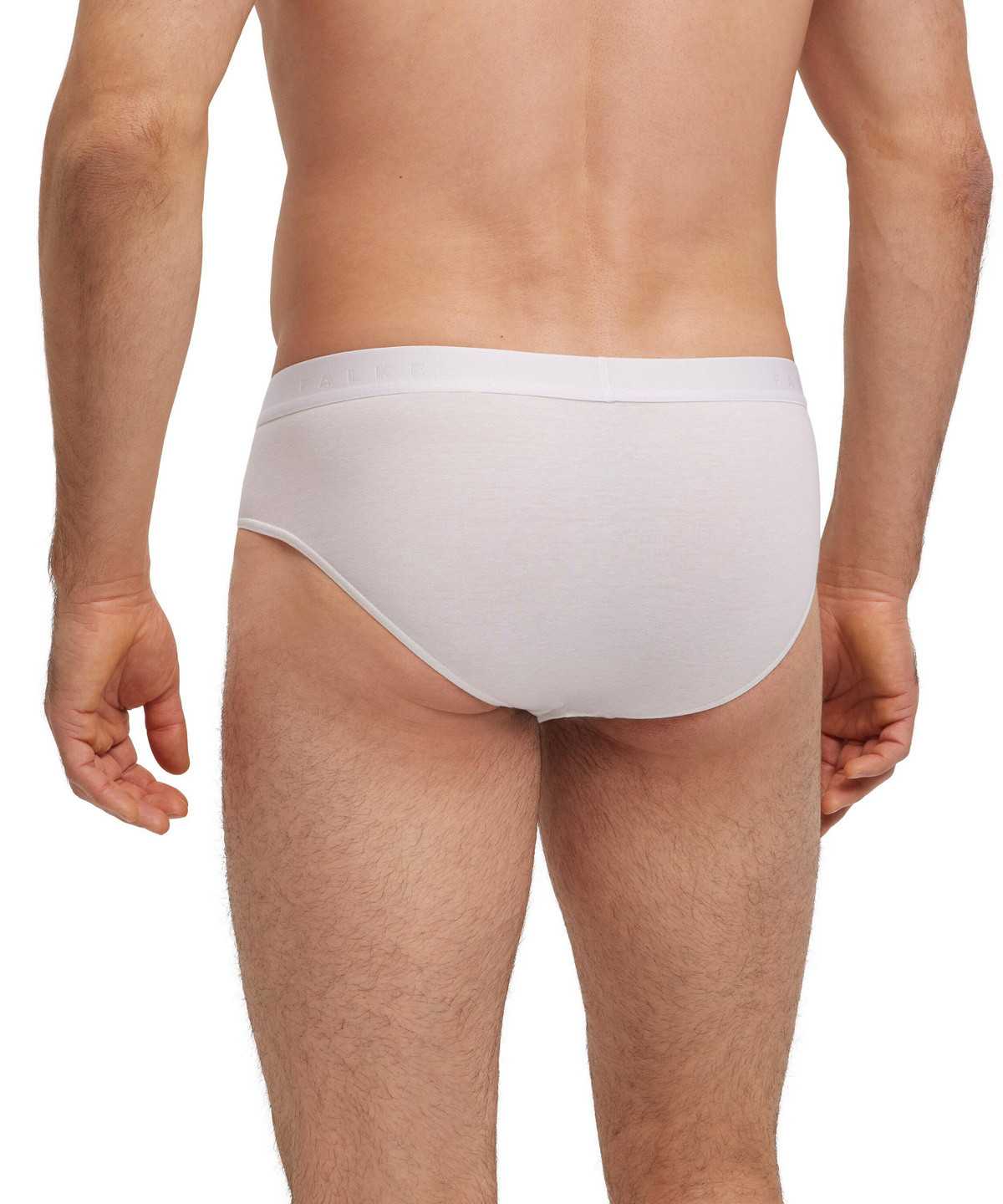 Men Falke Slip Daily Climate Control Briefs White | IDSPET367