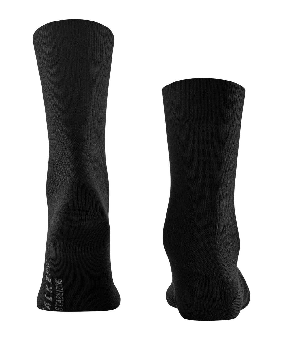 Men Falke Stabilizing Wool Everyday Socks Socks Black | PHUWNB653