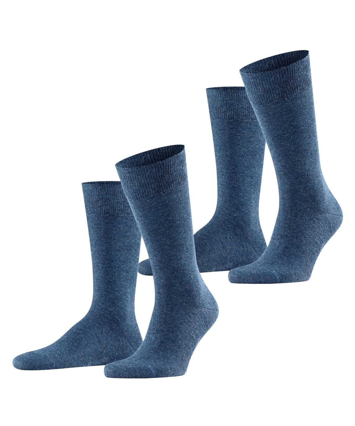 Men Falke Swing 2-Pack Socks Socks Blue | CXMDQO708