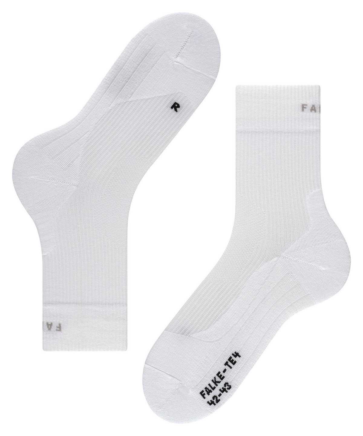 Men Falke TE4 Tennis Socks Socks White | IARSNK235