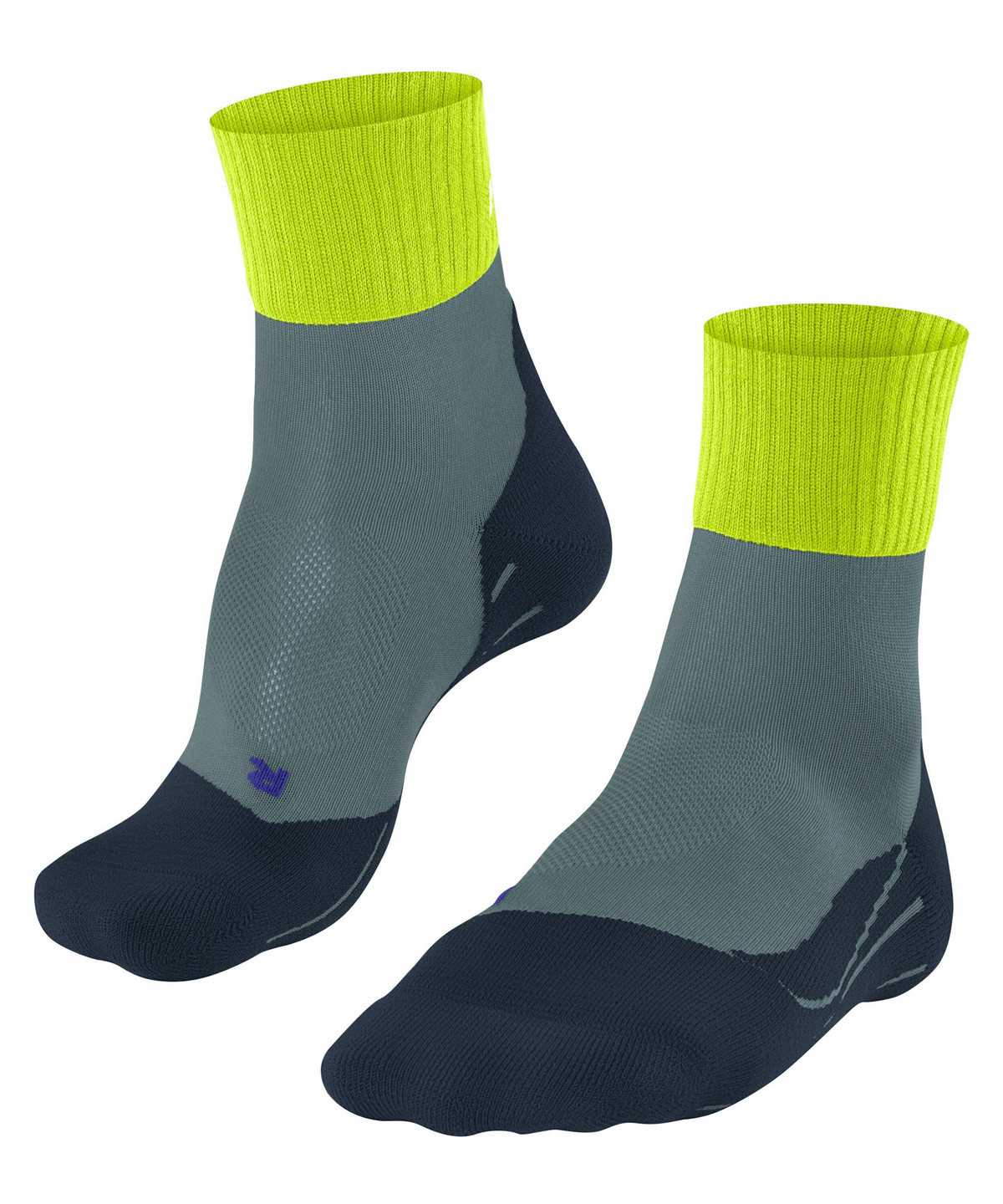 Men Falke TK2 Explore Cool Short Trekking Short sock Socks Grey | DBPHKA513