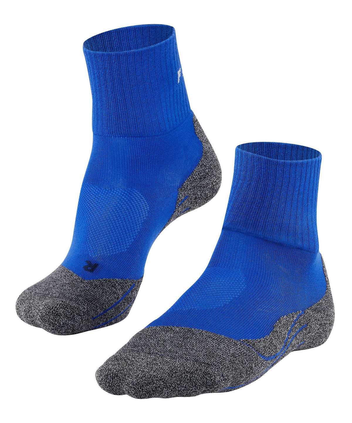 Men Falke TK2 Explore Cool Short Trekking Short sock Socks Blue | FRGAPZ603