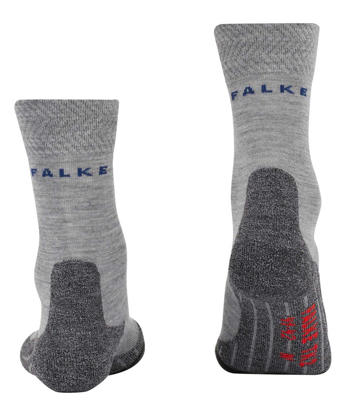 Men Falke TK2 Explore Melange Trekking Socks Socks Grey | MDHWJP648