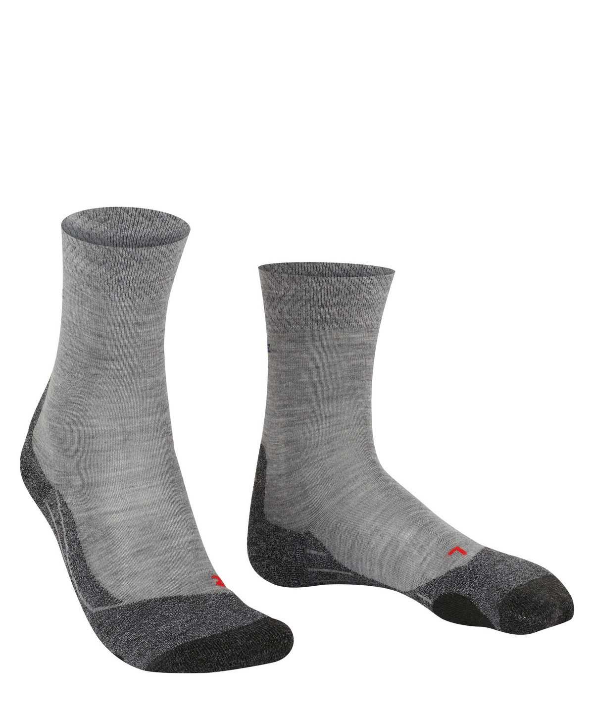 Men Falke TK2 Explore Melange Trekking Socks Socks Grey | MDHWJP648