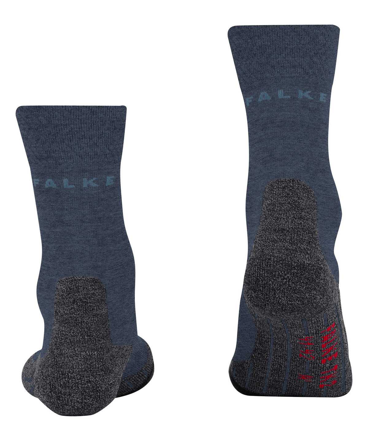 Men Falke TK2 Explore Melange Trekking Socks Socks Blue | QJZCBE843