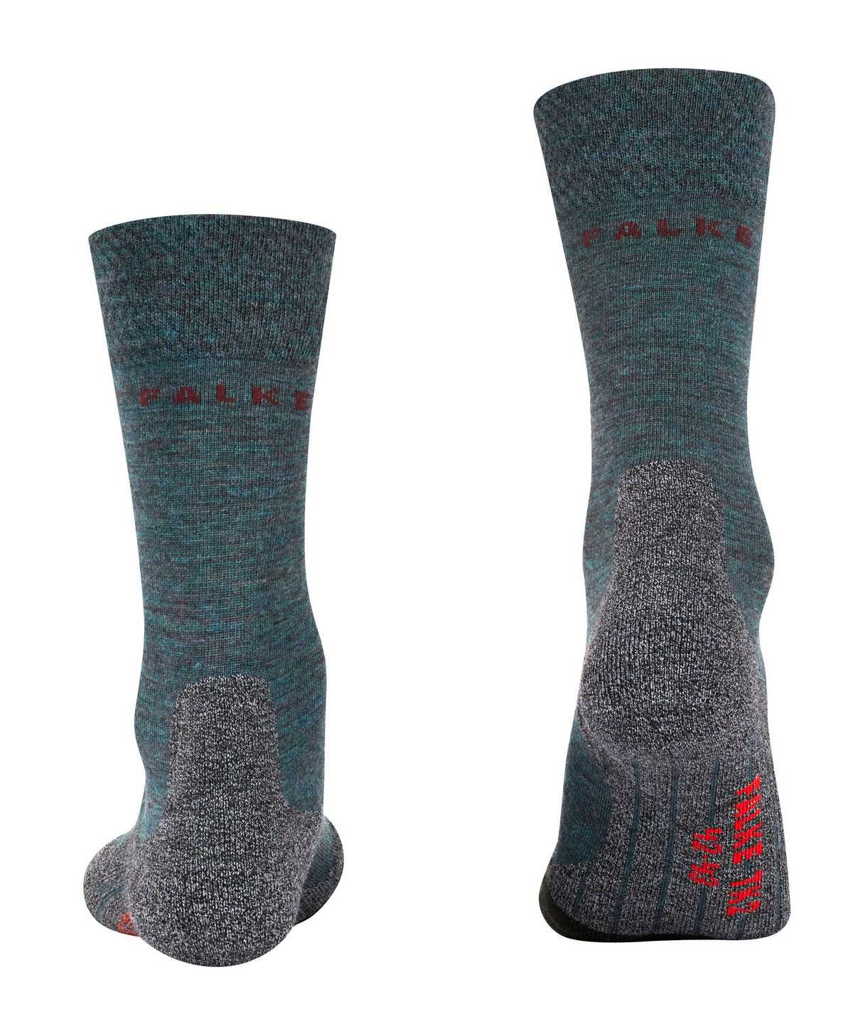 Men Falke TK2 Explore Melange Trekking Socks Socks Green | KONDQV135