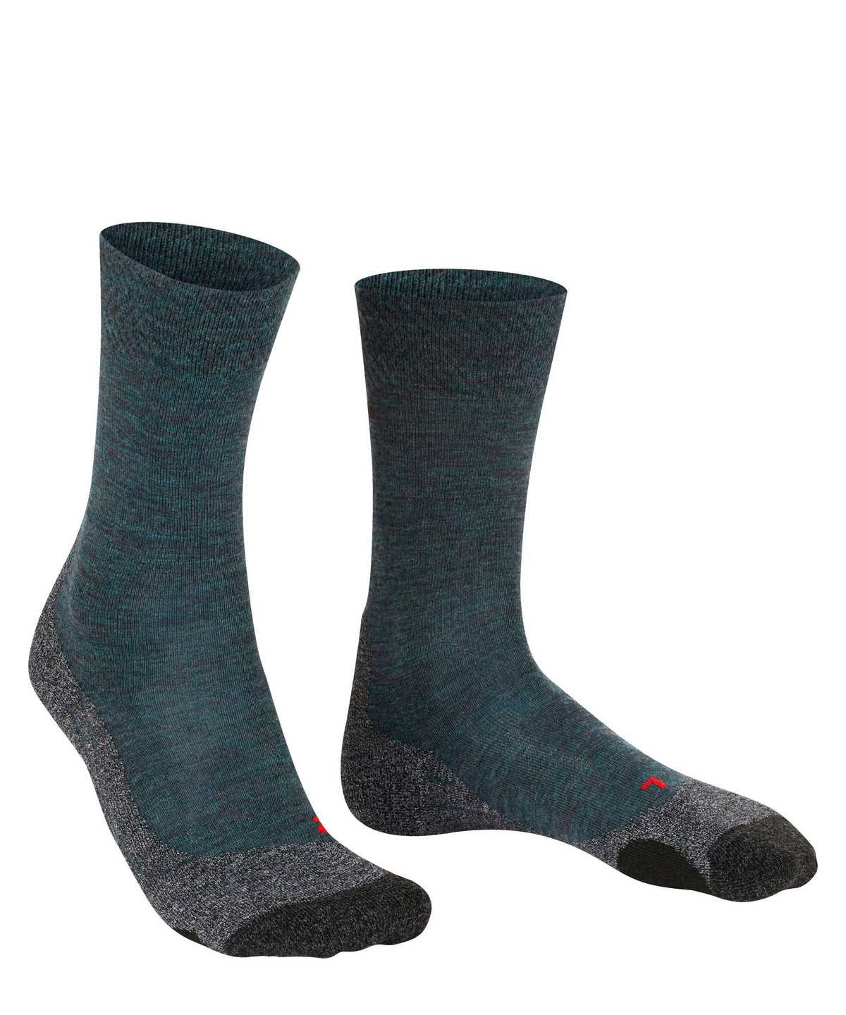 Men Falke TK2 Explore Melange Trekking Socks Socks Green | KONDQV135