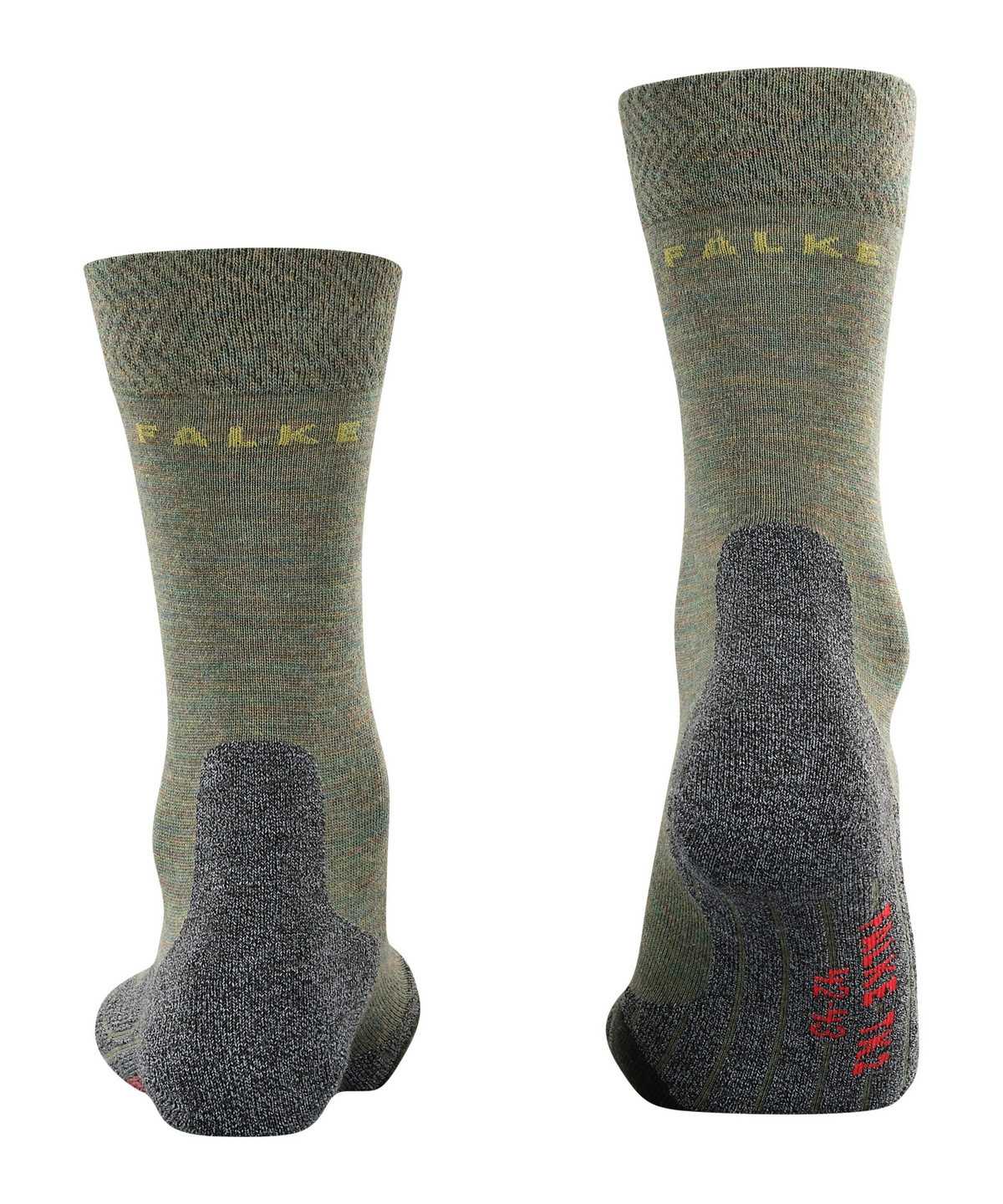 Men Falke TK2 Explore Melange Trekking Socks Socks Green | ECOSNL683