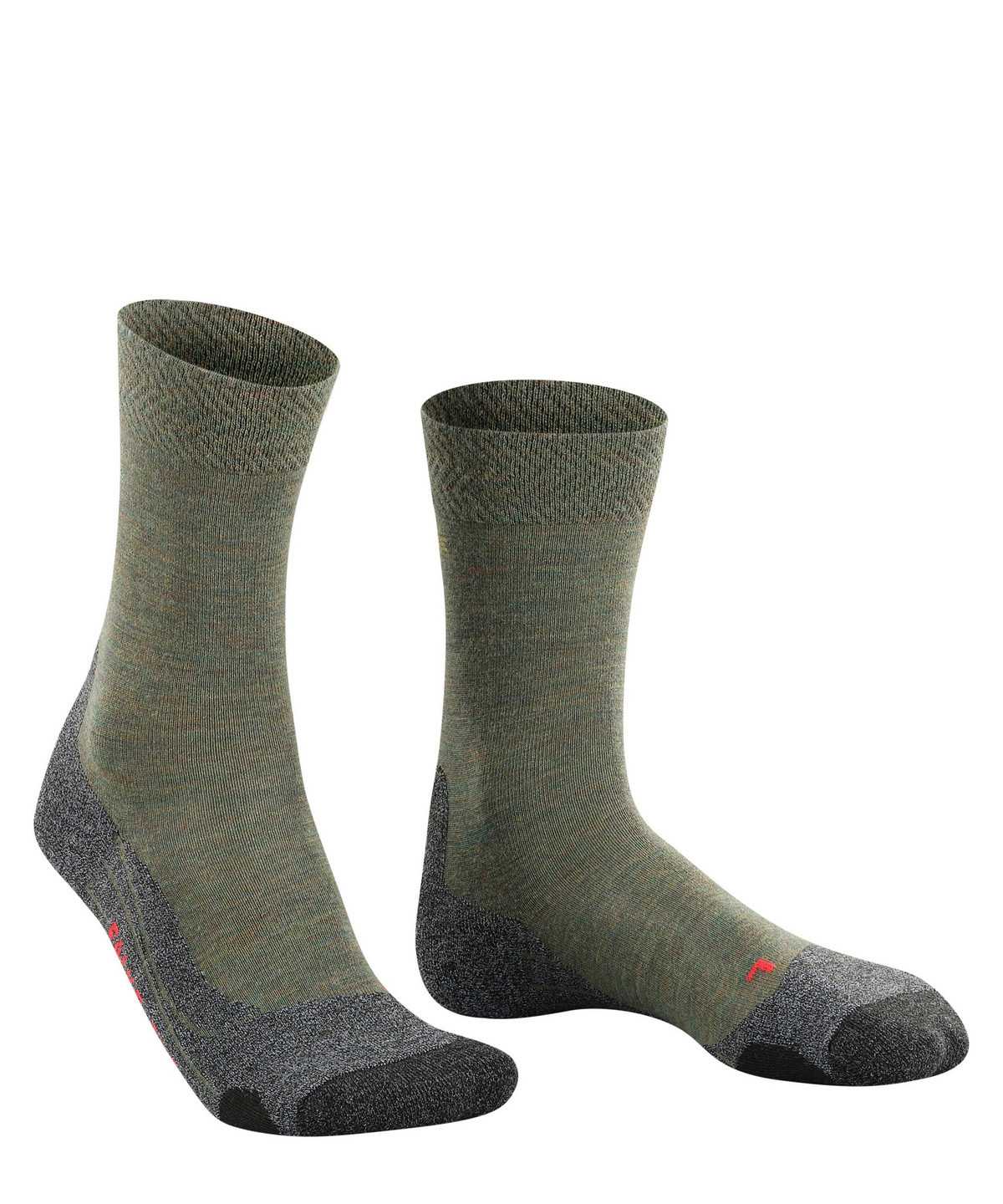 Men Falke TK2 Explore Melange Trekking Socks Socks Green | ECOSNL683