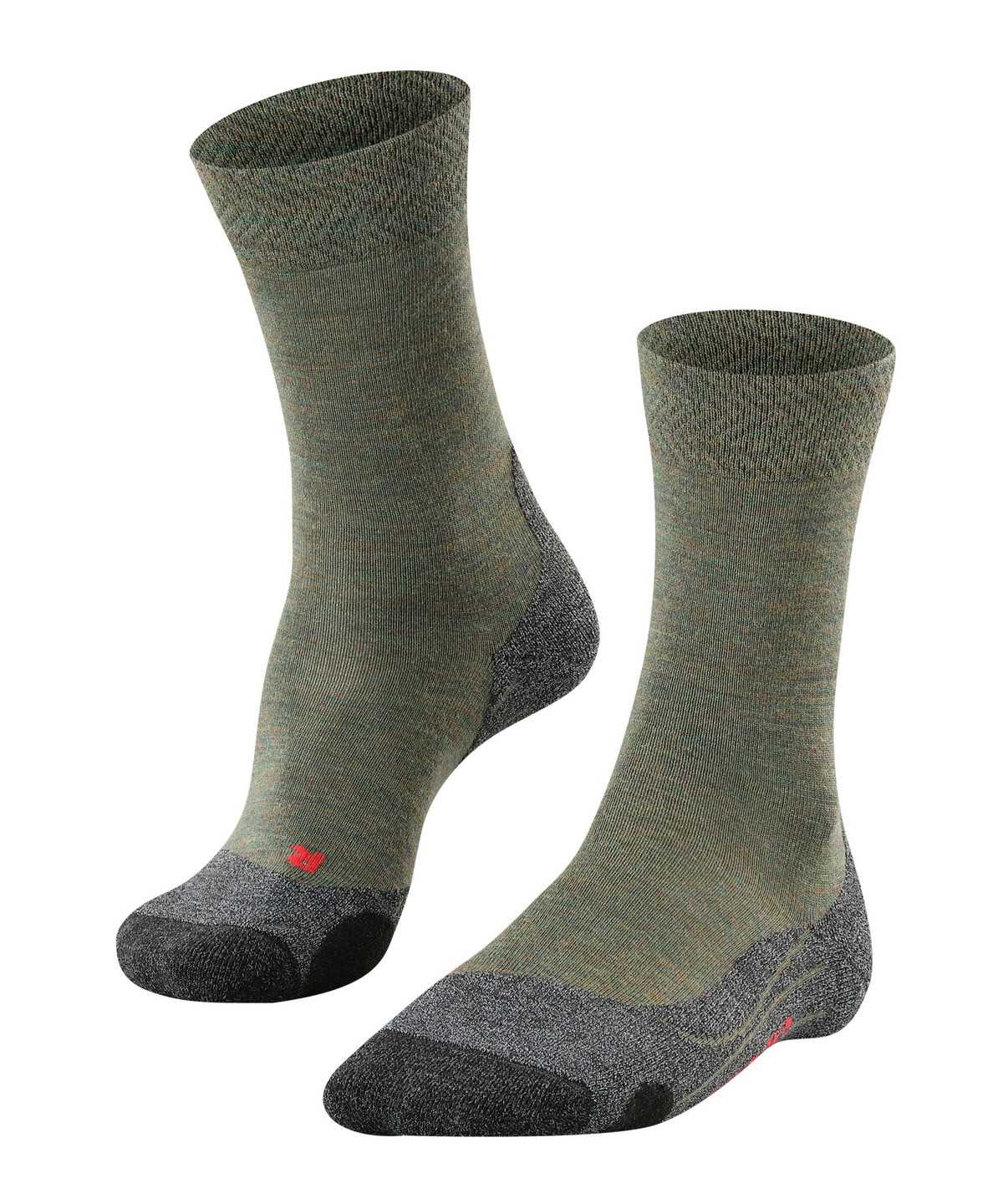 Men Falke TK2 Explore Melange Trekking Socks Socks Green | ECOSNL683