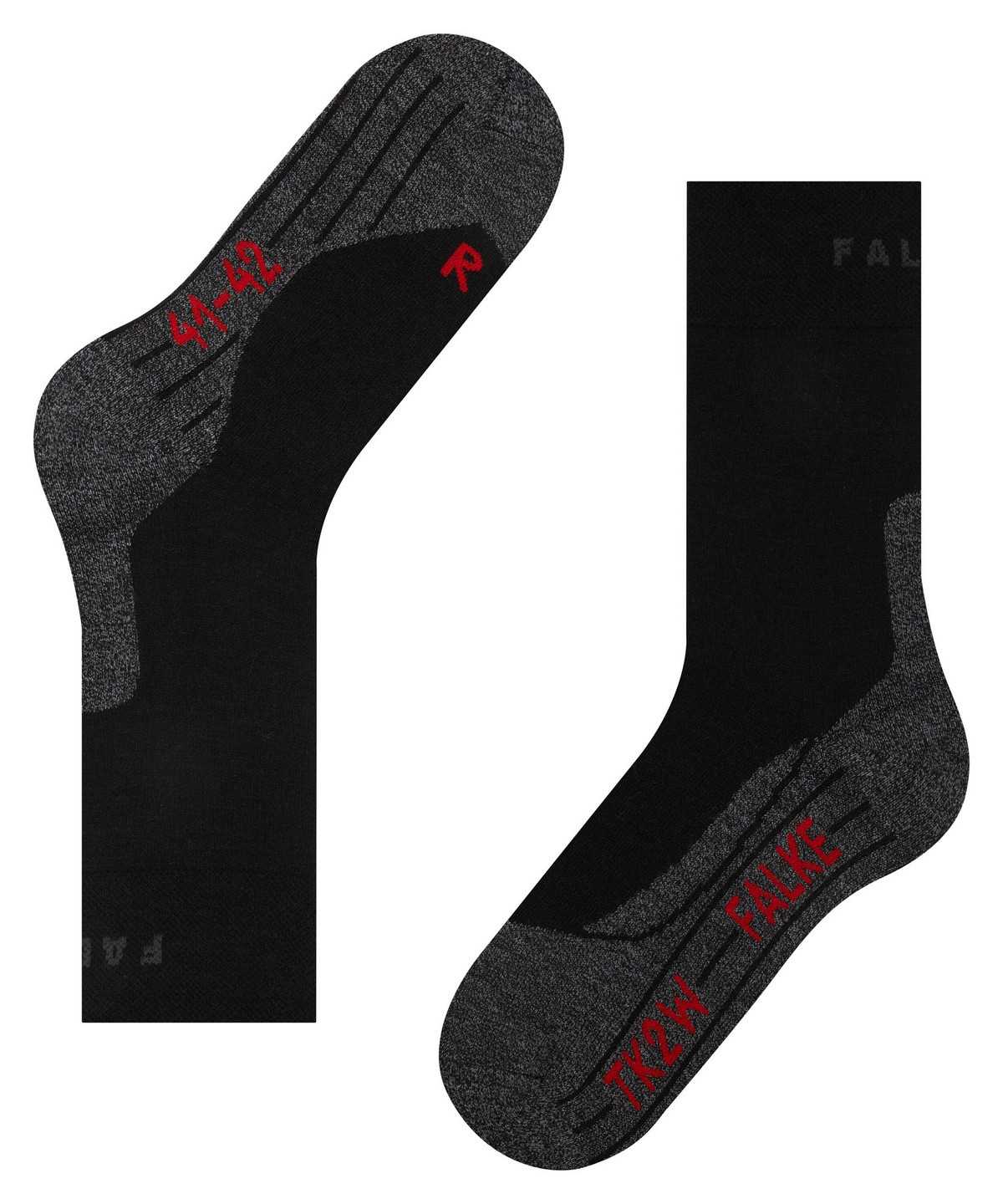 Men Falke TK2 Explore Sensitive Trekking Socks Socks Black | YSOAGI841