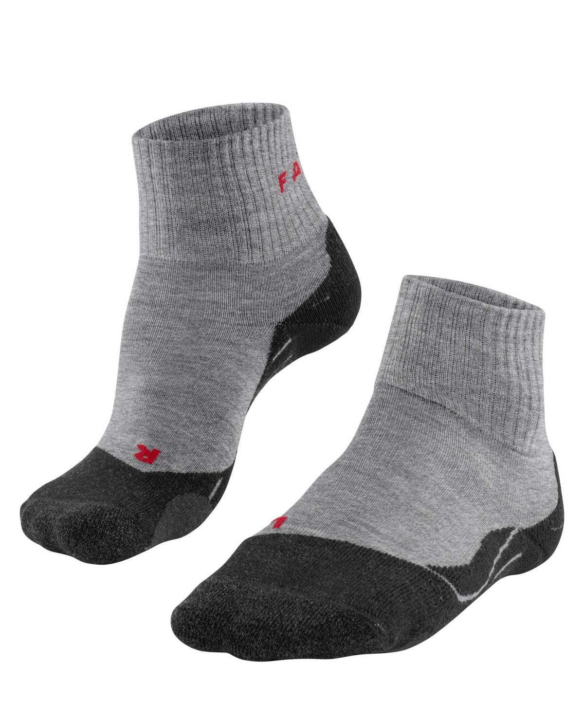 Men Falke TK2 Explore Short Trekking Short sock Socks Grey | YEAGMD738