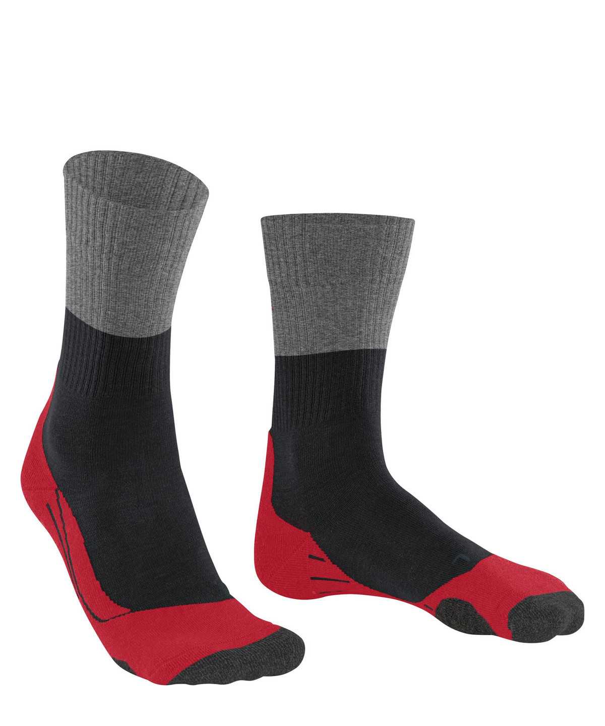 Men Falke TK2 Explore Trekking Socks Socks Black | ITVSFL236