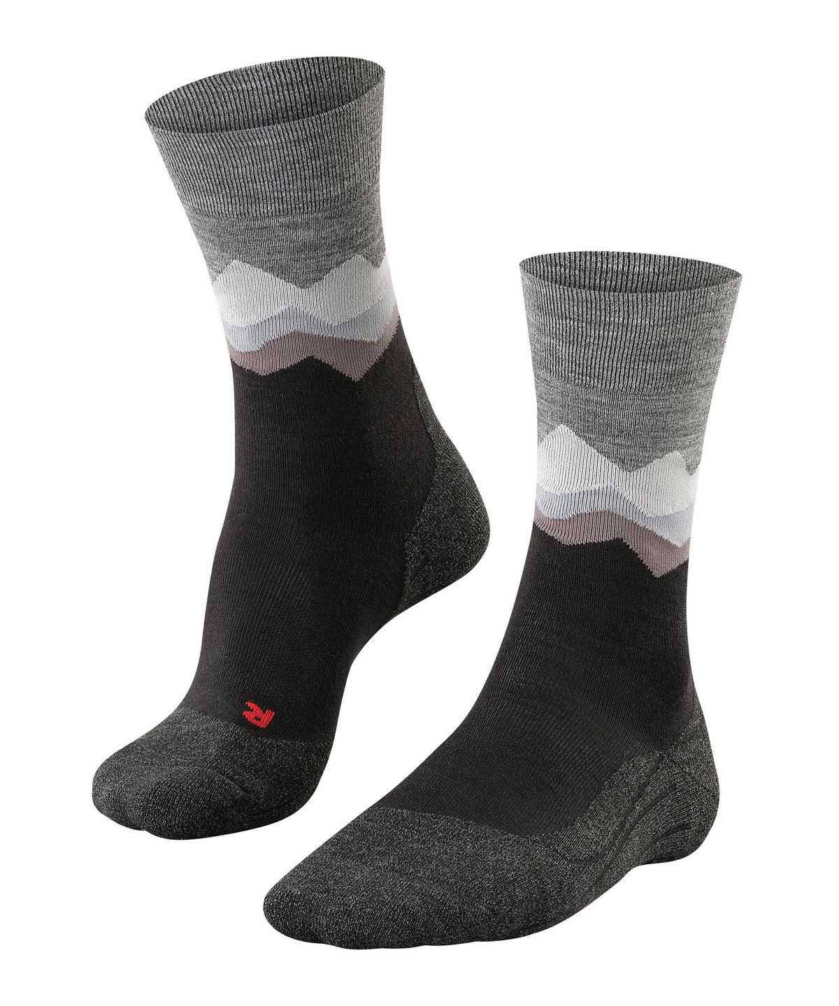 Men Falke TK2 Explore Trekking Socks Socks Black | BDTZHQ684