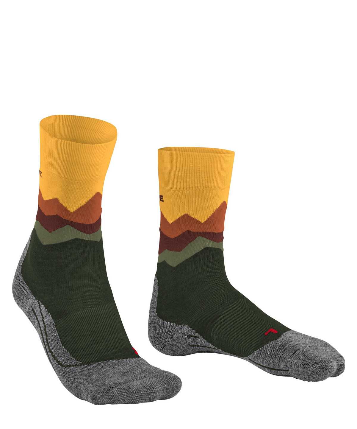 Men Falke TK2 Explore Trekking Socks Socks Green | LAUQCS864