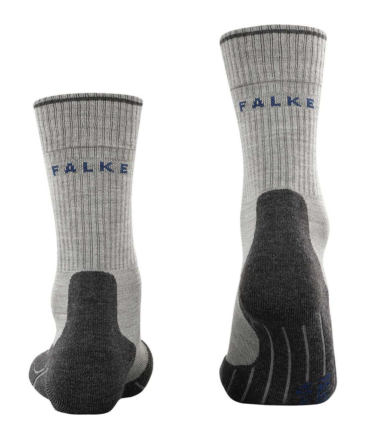 Men Falke TK2 Explore Wool Silk Trekking Socks Socks Grey | REQULS764