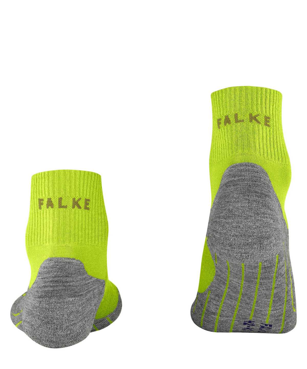 Men Falke TK5 Wander Cool Short Trekking Short sock Socks Green | OIASXY728